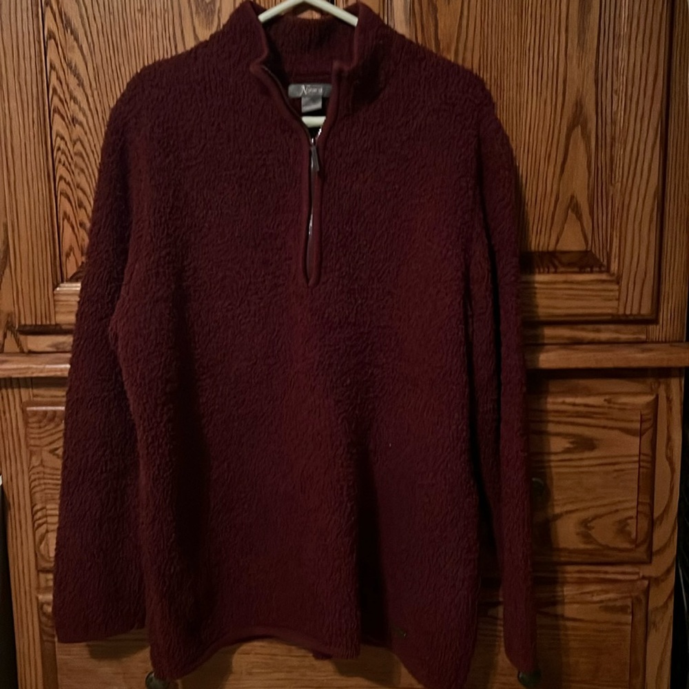Natural Reflections quarter zip fleece.
